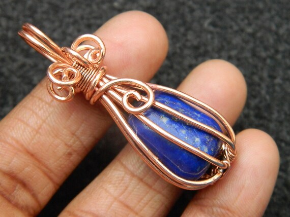 n.♡です♪◆天然石ワイヤーラップペンダント 106ワイヤーラップペンダント・クオーツ wire jewelry wire