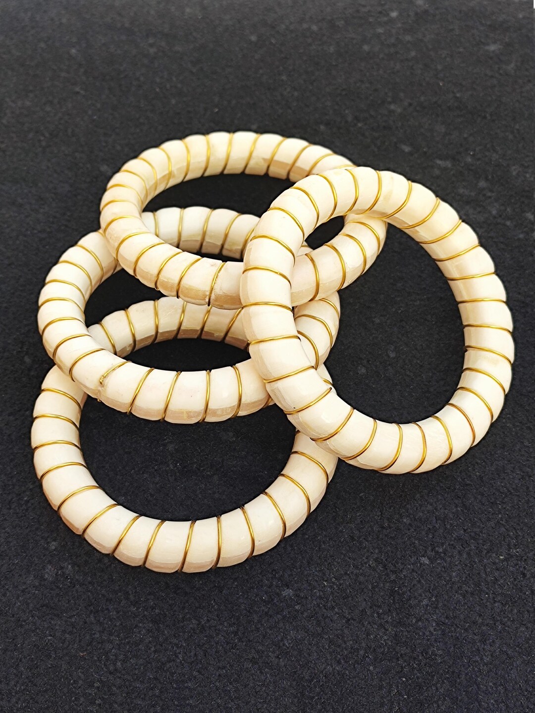 Handcrafted Bone Bangle Bracelet: Ethically Sourced Buffalo Horn ...