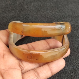 Ethically Sourced Natural Buffalo Horn Jewelry Horn Cuff Bangle Bracelet Purely Handcrafted Vintage Style Designer Fashion Jewelry Gift Sale