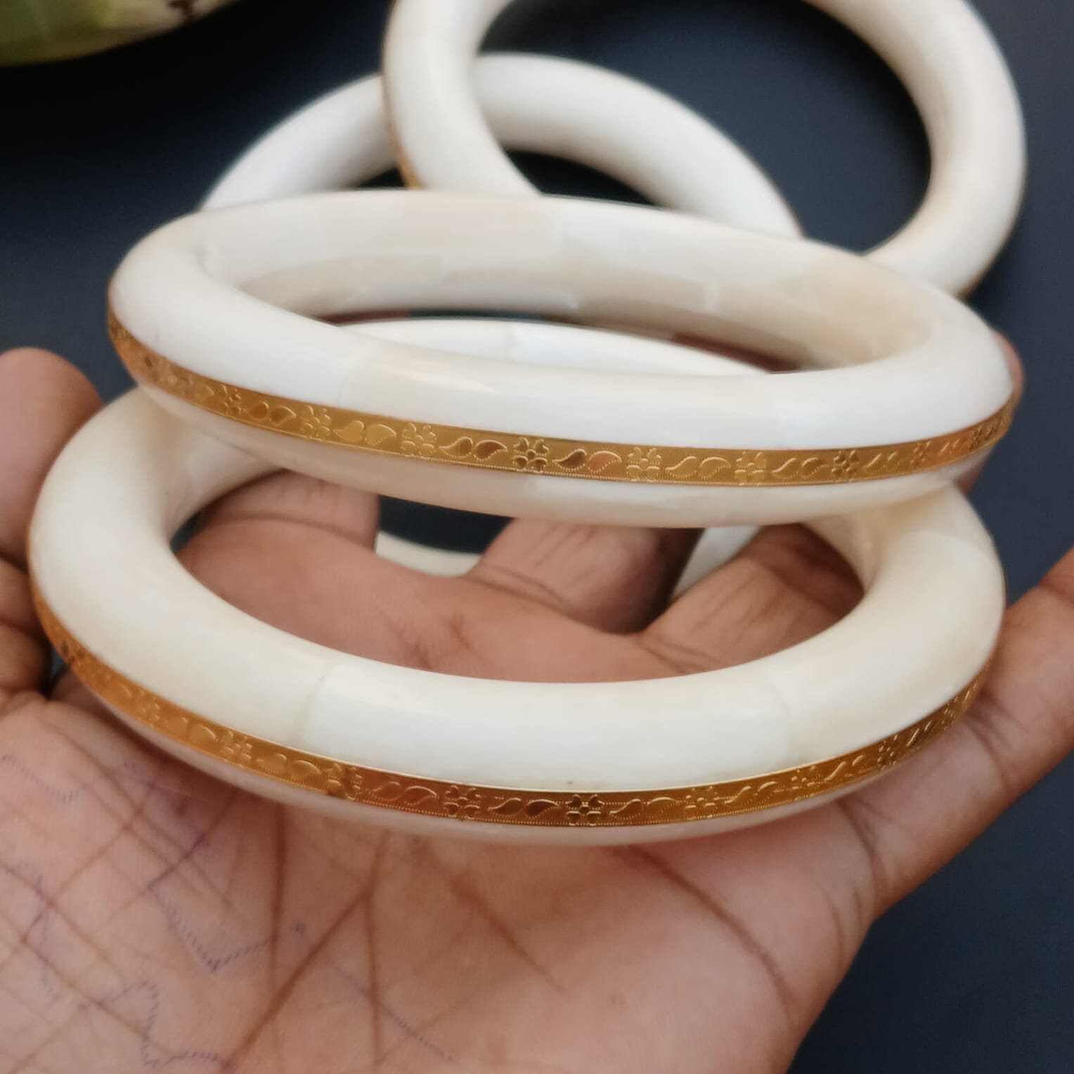 Ethically Sourced Natural Buffalo Horn Jewelry Horn Bangle
