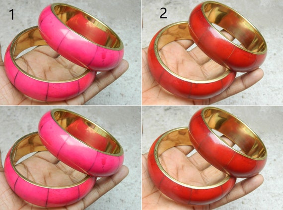 Glitter Resin Bangle Bracelets - Etsy