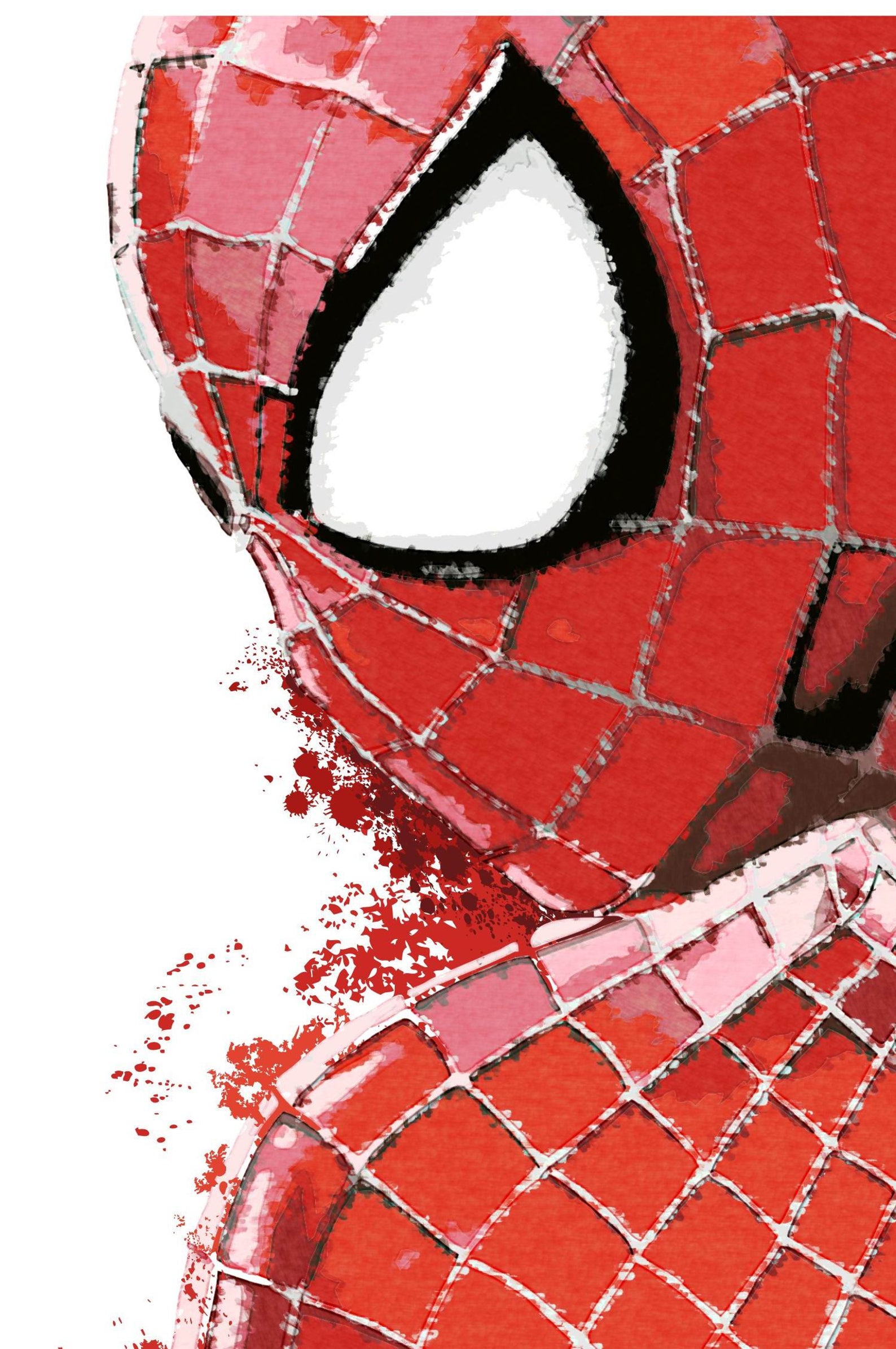 Spider-man Watercolor Art Print S049 Spider-man Art Print - Etsy