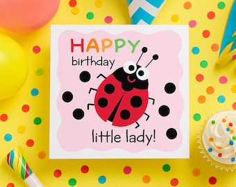 MWER0150 Geburtstagskarte 'Lovely Lady' – Handverziert, 16x16 Cm, Blanko, Mit Umschlag