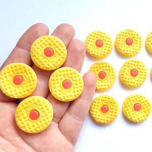 5/10pcs 3D Jammy biscuit cabochons , candy cabochons, dolls house supplies , kawaii crafts