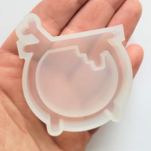 halloween mold for resin , halloween shaker mold , cauldron pot mould ,