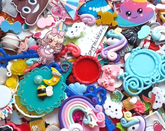 Decoden Cabs 10 Kawaii Words Baby Resin Cabochon #303a