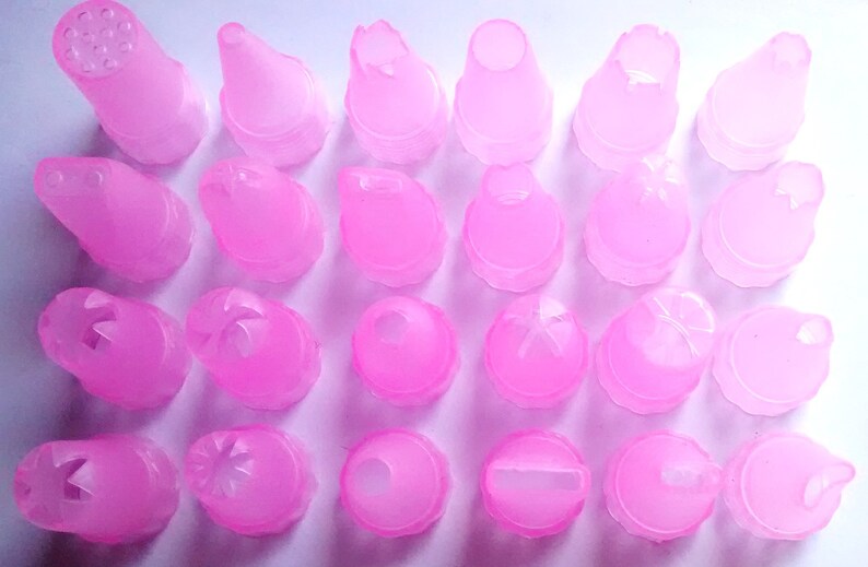 piping nozzles craft supplies 6 pieces large whip cream craft glue nozzles for piping decoden piping tip nozzles