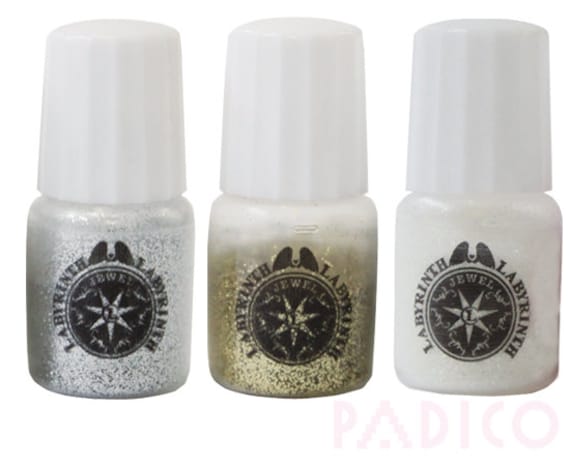 Set of 3 Padico Glitter Set, Resin Crafts for UV Resin , Decoden Craft  Supplies, Sense of Chance 