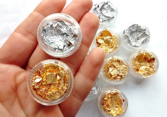 Foil Flakes for Resin - GOLD FLAKE - 10g