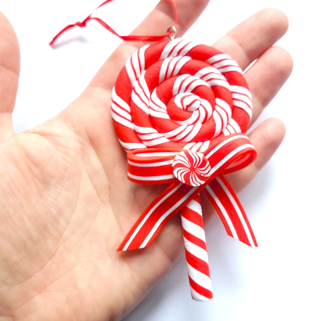 Candy Cane Lollipop Decoration , Christmas Tree Hanging Decorations