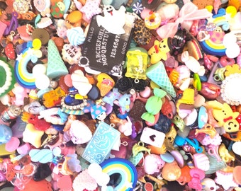 10,20,50,100,1000pcs RANDOM mix Bead , cabochon and charm set CLEARANCE
