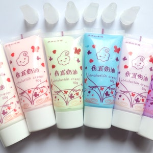 1/6 pieces 50g whipped cream glue, decoden, air dry clay, craft supplies, dolls house supplies bild 5