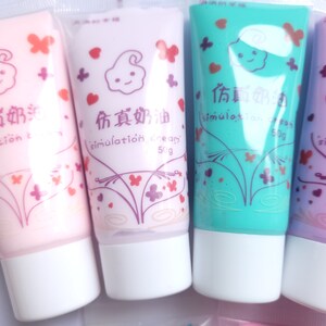 1/6 pieces 50g whipped cream glue, decoden, air dry clay, craft supplies, dolls house supplies bild 4