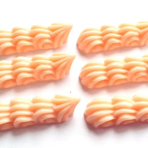 strawberry whip iced gem candy cabochons, decoden kawaii craft supplies.