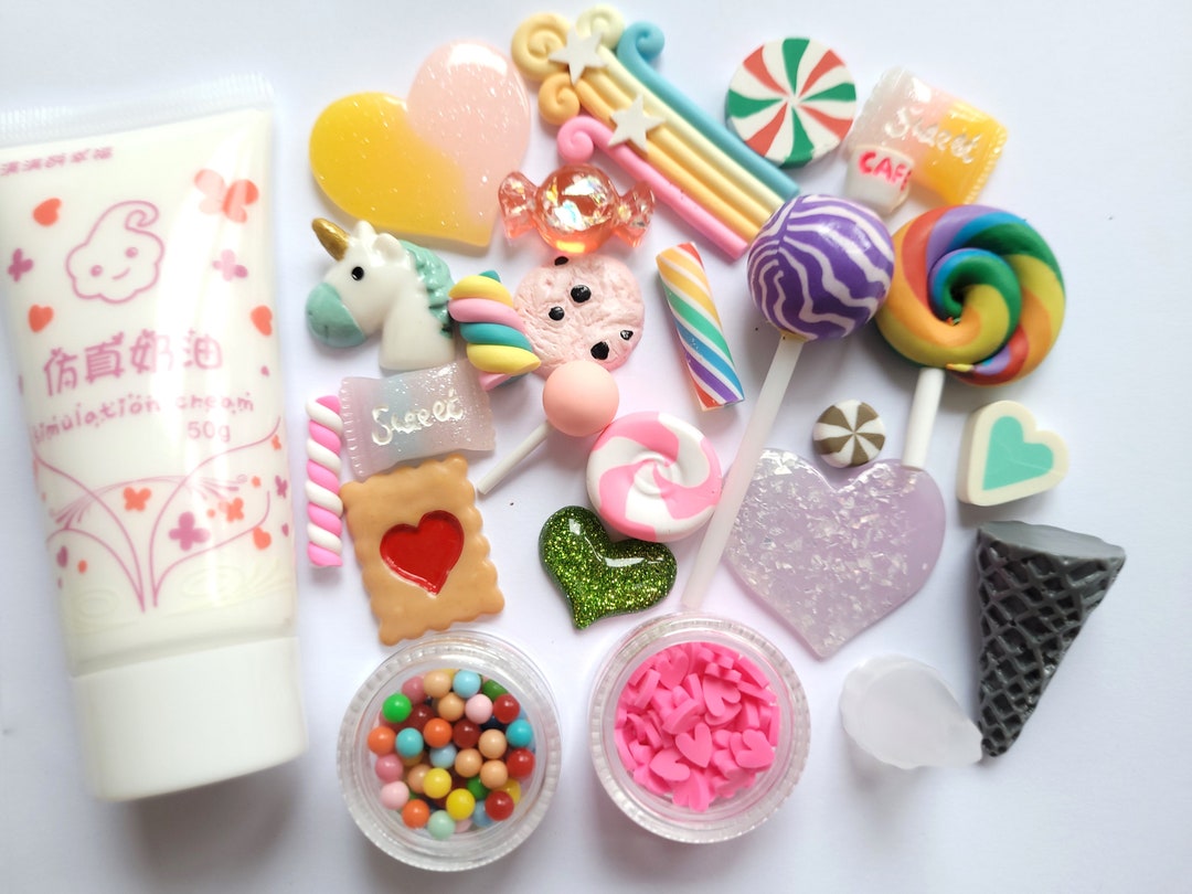 1 Whip Decoden Whip Glue Kit With 22pcs Fake Candy Cabs and Etsy