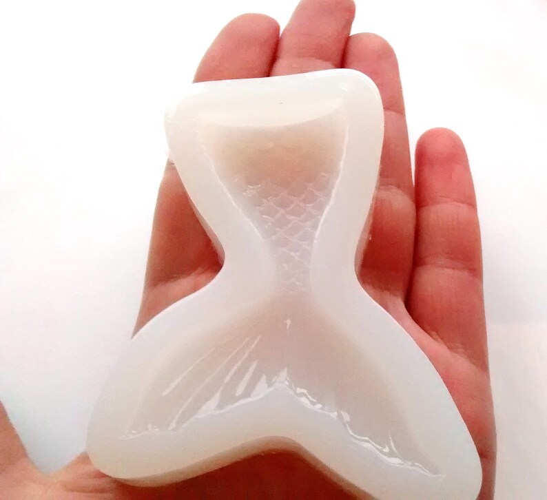 Mermaid tail flexible mold resin starter kit mold creations UV HARD resin mold kawaii craft supplies