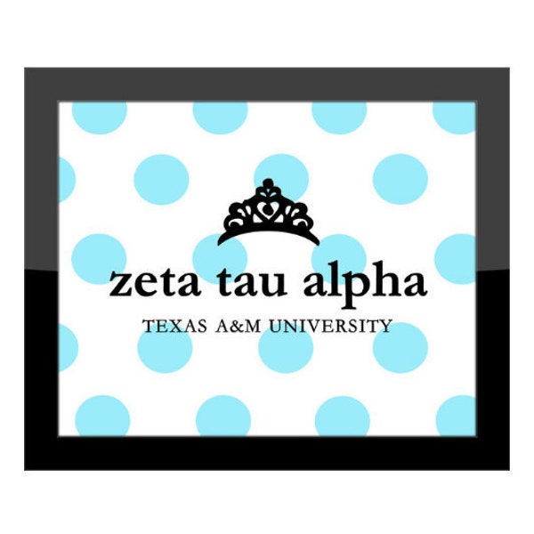 Sorority Print / K Spade Inspired Room, Gallery Wall Home Decor / Big Little Gift, College Greek Family / Sigma, Kappa, Gamma, Delta, Zeta