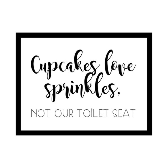 Printable Bathroom Print Home Decor Bathroom Sign Party Etsy