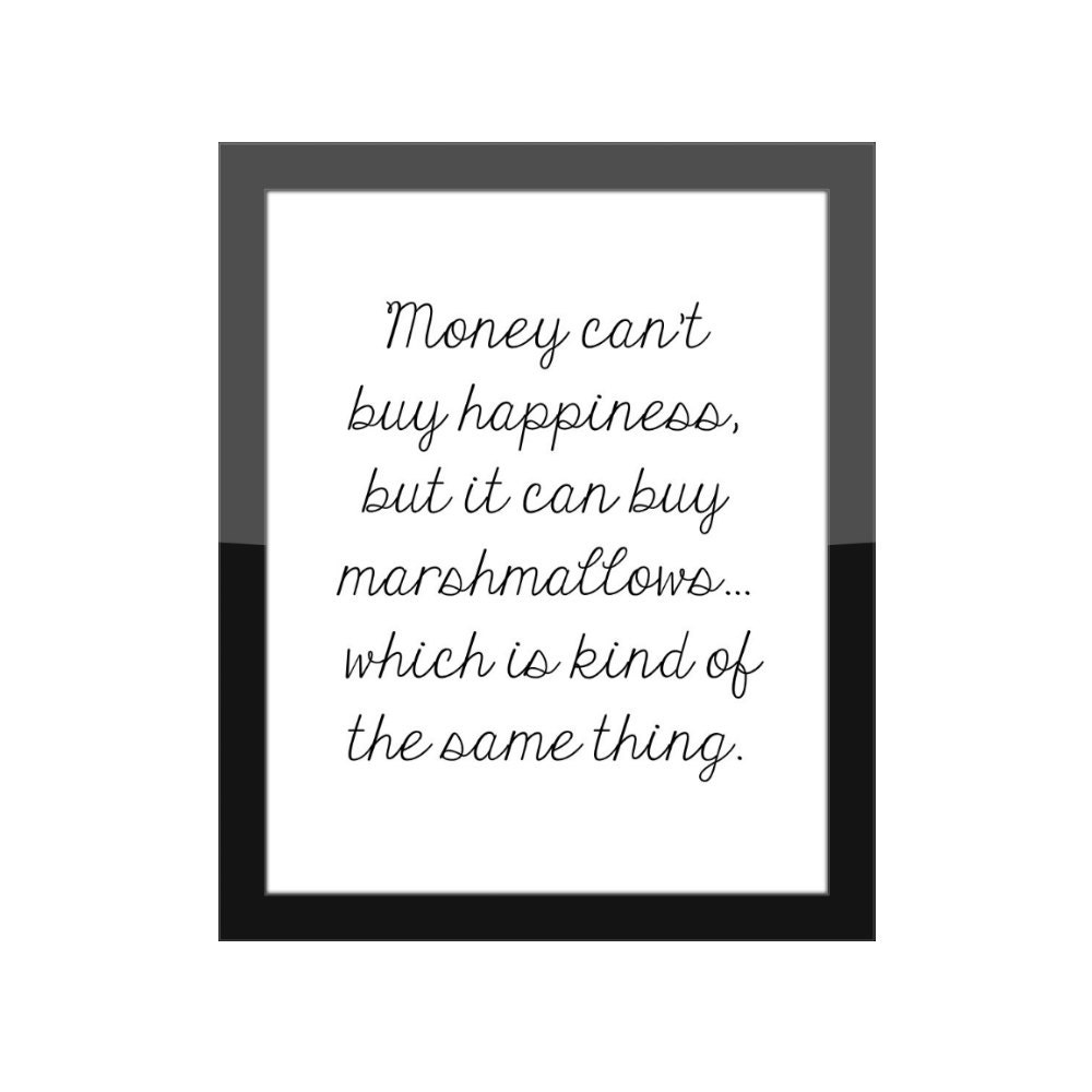 DIGITAL PDF / Gallery Wall Home Decor Print / Money Can't Etsy