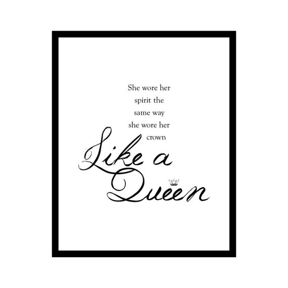 DIGITAL Home Decor Quote Gallery Wall Printable / She Wore Her Etsy