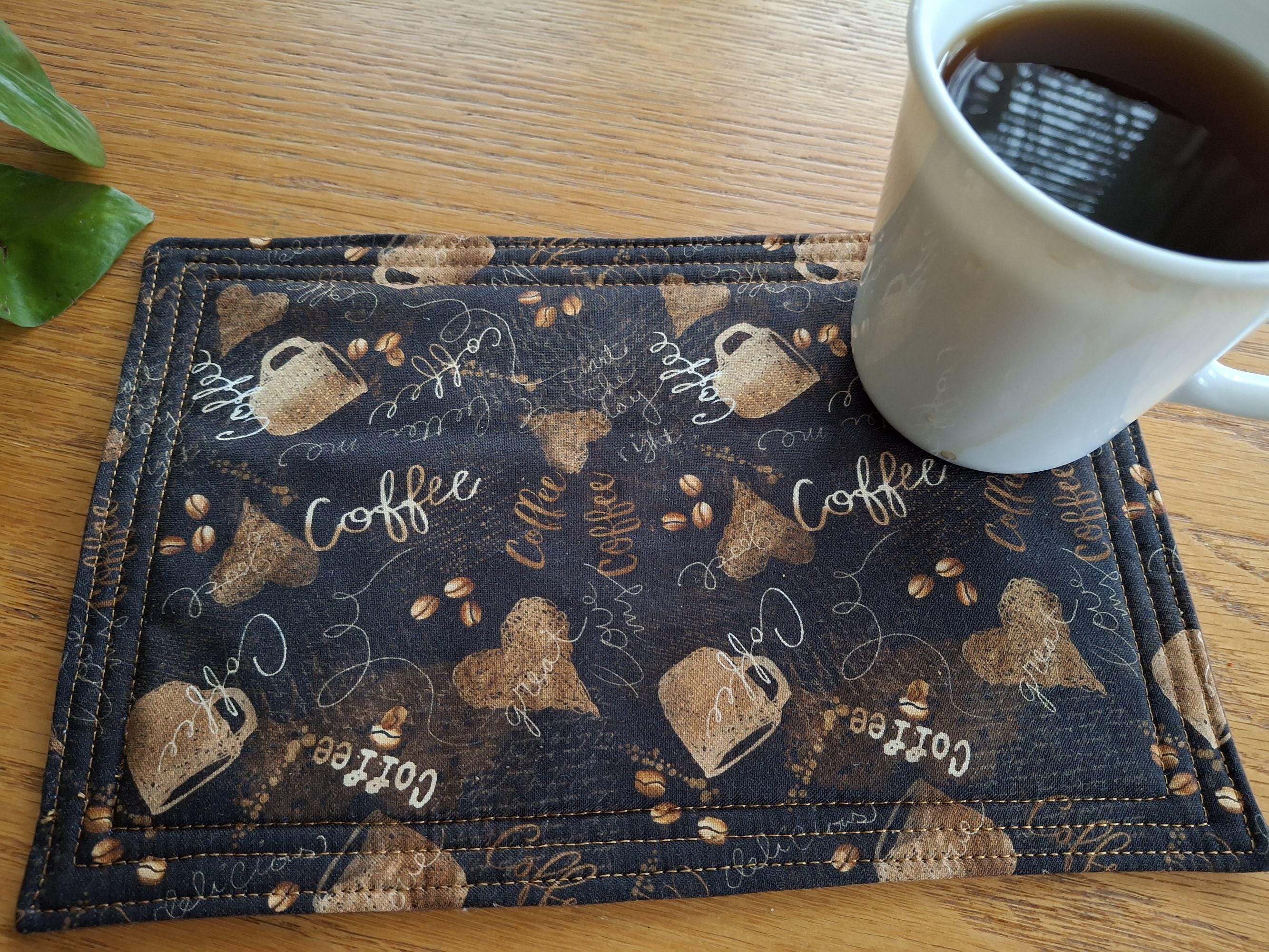 Snacks Rug Coffee Mug Rug - Snack Mat - Etsy