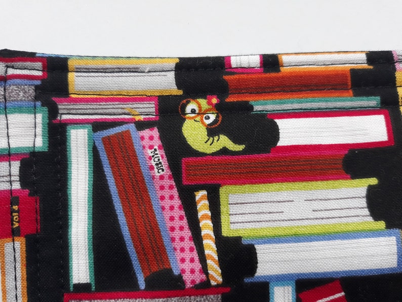 Bookworm Mug Rug, Books Snack Mat, Library, Back to School - Etsy