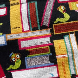 Bookworm Mug Rug, Books Snack Mat, Library, Back to School - Etsy