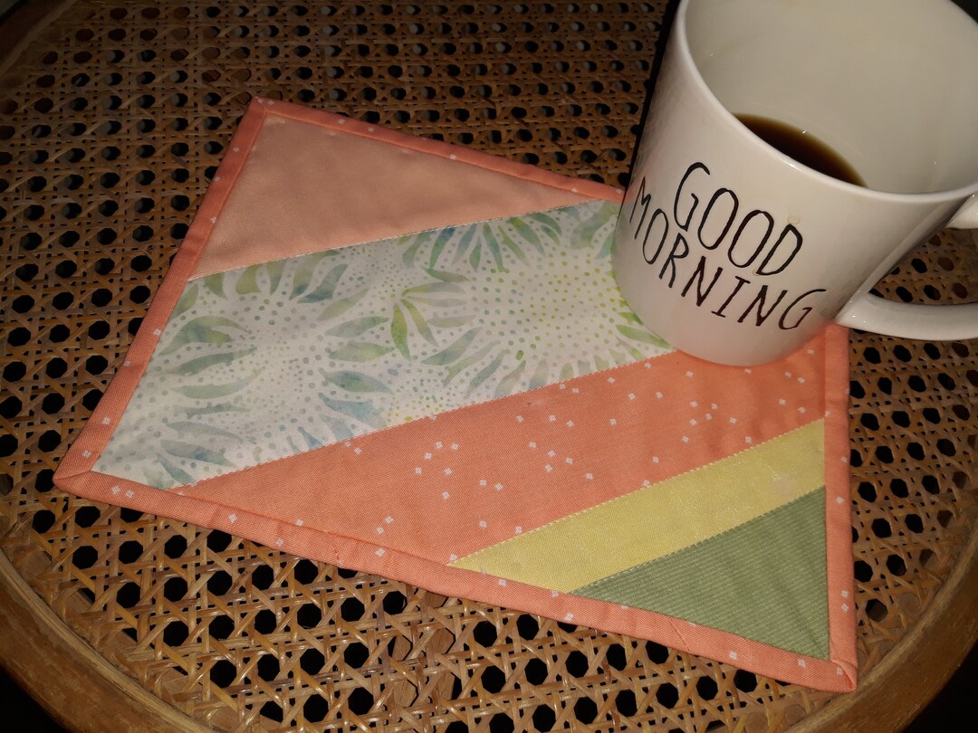 Snacks Rug Pastel Mug Rug Snack Mat - Etsy