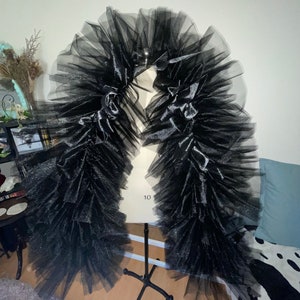 Handmade Fluffy Organza Boa for Burlesque, Drag Queen, and Showgirl