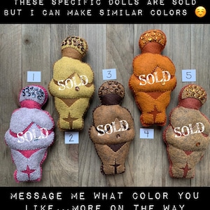 Venus of Willendorf Felt Doll