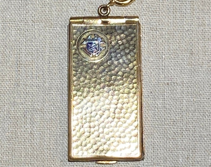 Knights of Columbus Insignia Gold Filled Membership Card Holder Watch Fob by Marathon