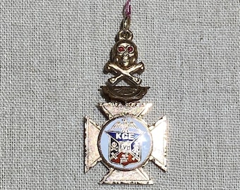 Antique Knights of the Golden Eagle Gold Filled Watch Fob