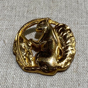 Sterling Craft by Coro Sterling Vermeil Squirrel Brooch