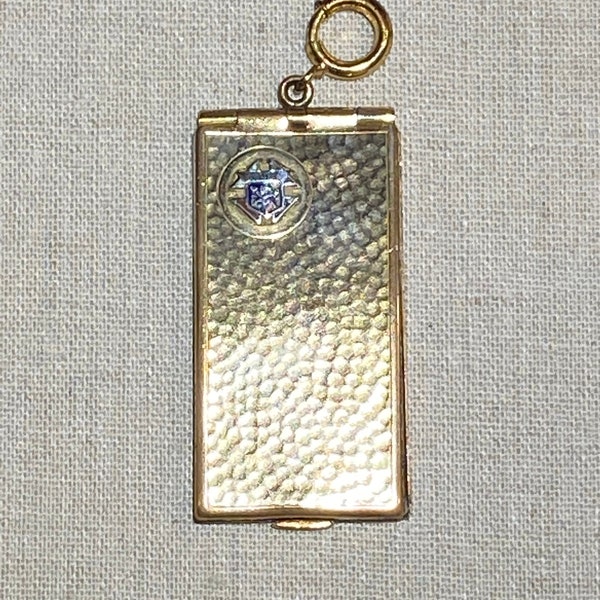 Knights of Columbus Insignia Gold Filled Membership Card Holder Watch Fob by Marathon