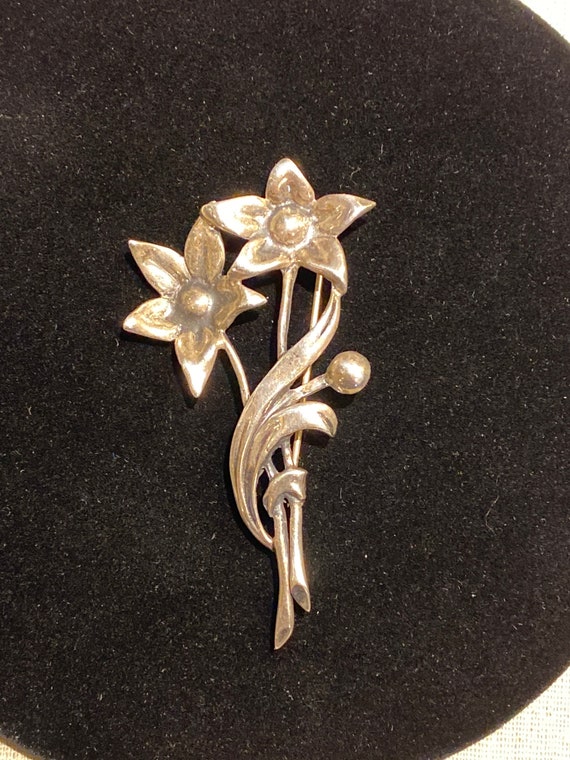 Danecraft Sterling Silver Flower Brooch