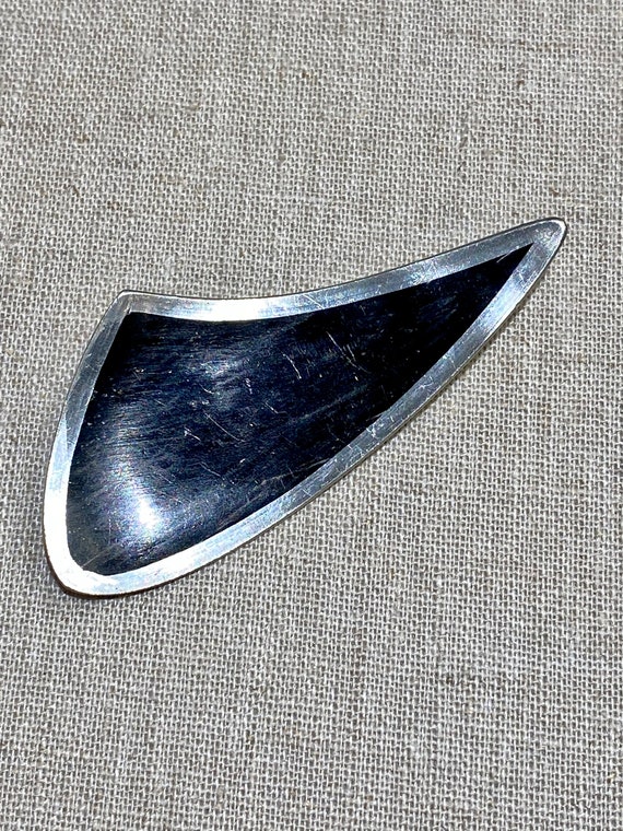 Signed Jorgen Jensen Pewter Mid Century Modern Br… - image 2