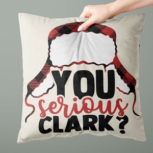 Christmas Vacation Pillow, You serious Clark, Funny Holiday Pillow, Christmas Pillow, Jolliest Bunch Pillow Holiday Pillow Griswold Pillow