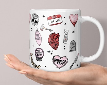 True Crime Mug, True Crime Obsessed, Gift for True Crime Lovers, Murder Show Mug, True Crime Junkie, Crime Show Mug, Murder Mug