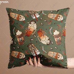 Halloween Throw Pillow, Halloween Coffee Pillow, Halloween Cusion, Halloween Horror Movies Pillow, Halloween movie pillow