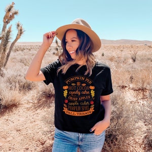 Pumpkin Pie Shirt, Cute fall Shirt, Fall Spices Shirt, Autumn Shirt, Pumpkin Spice Shirt, Fall List, Pumpkin Shirt, Cozy Fall Shirt ブラック