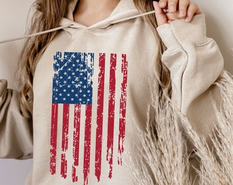 【U LAN】California american flag embroidery pigment hoodie hoodie-american-flag-schematic
