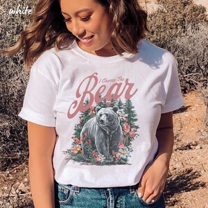 I Choose The Bear Shirt, Team Bear Shirt, Womens Rights Tee, Man vs Bear Shirt, Feminism Shirt, Man or Bear Tee, Bear over Men