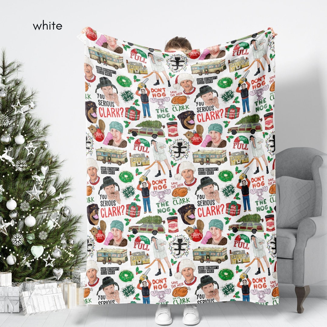 Christmas Vacation Blanket, Christmas Movie Blanket, Griswold Blanket