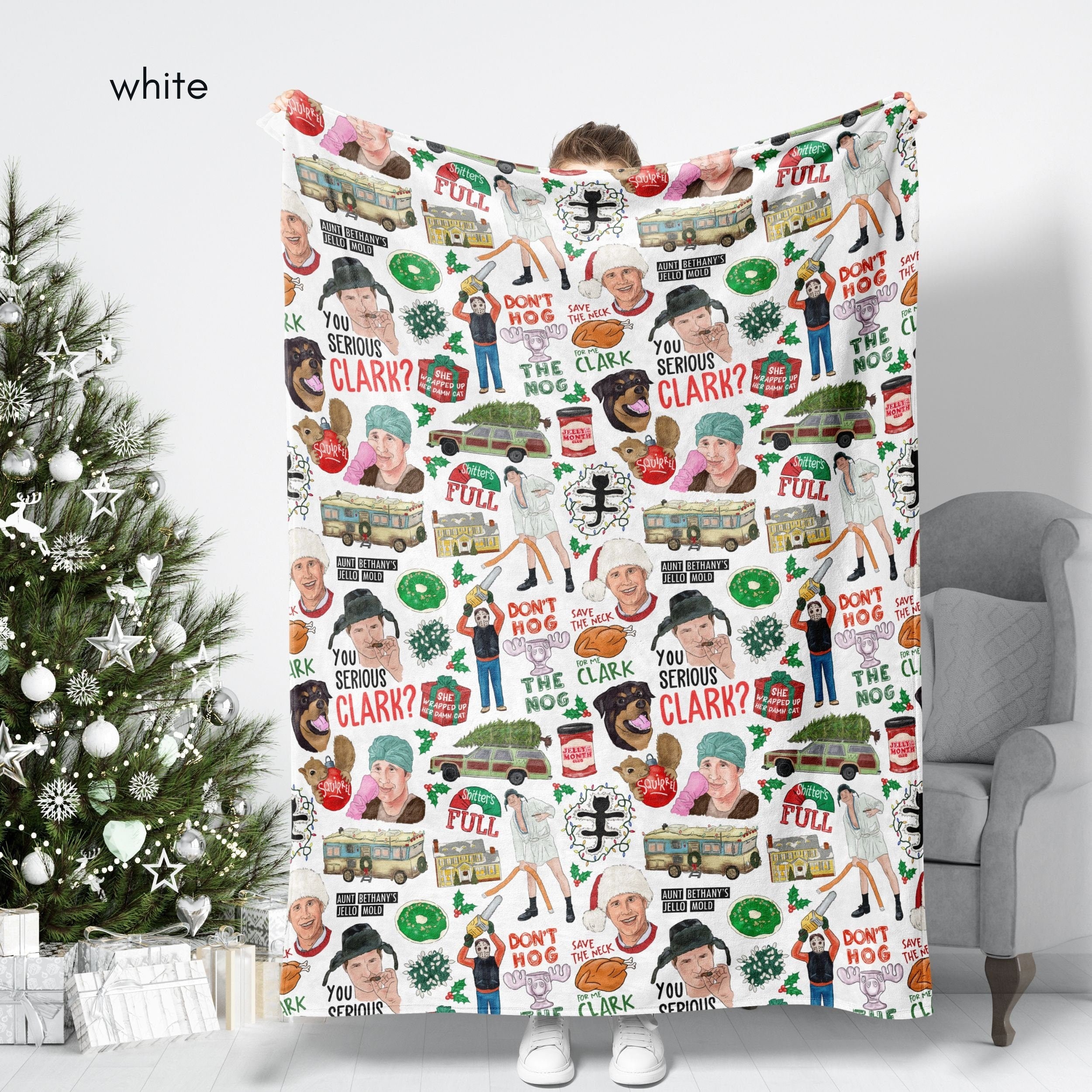 National lampoon's christmas vacation blanket hotsell
