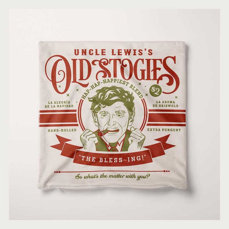 Christmas Vacation Pillow, Uncle Lewis Pillow, Funny Holiday Sweater, Christmas Pillow, Soft Cozy Holiday Shirt, Griswold Quotes, image 3