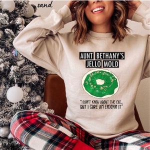 Christmas Vacation Sweatshirt, Aunt Bethany Shirt, Aunt Bethany Jelly, Funny Holiday Sweater Griswold, Ugly Christmas Sweater Jolliest Bunch
