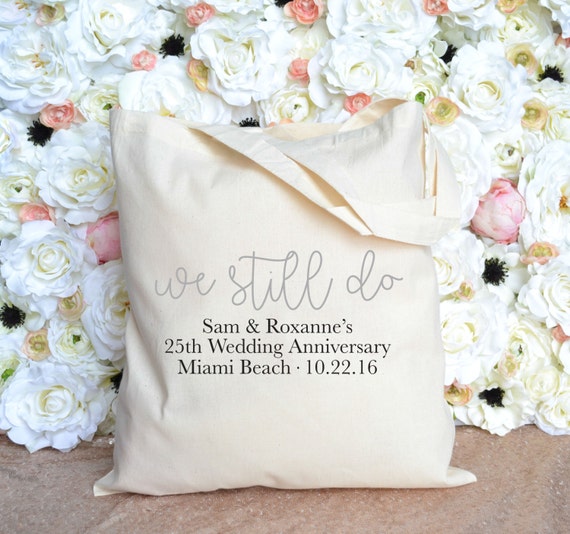 We Still Do Destination Wedding Vow Renewal Tote Etsy