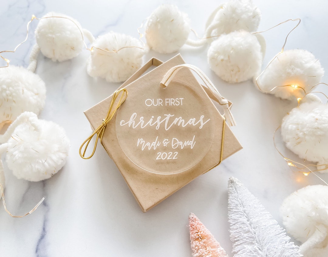 Our First Christmas Together Acrylic Christmas Ornament First Christmas ...
