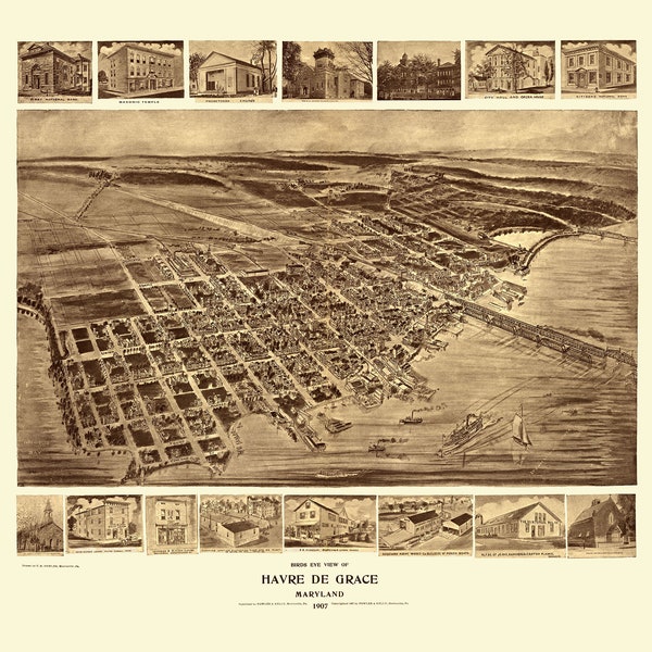 Havre De Grace Wall Art Etsy