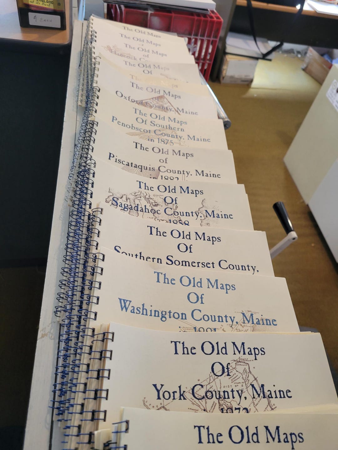 The Old County Map Books of Maine From the 1800s - Full Set of 13 - Etsy